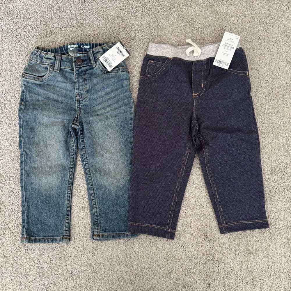 OshKosh B'gosh Denim and Navy Kids Jeans Set